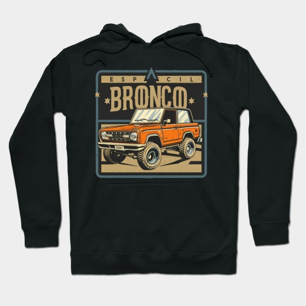 1979 Ford Truck / Bronco dentside Grille Plain Hoodie by Aldrvnd